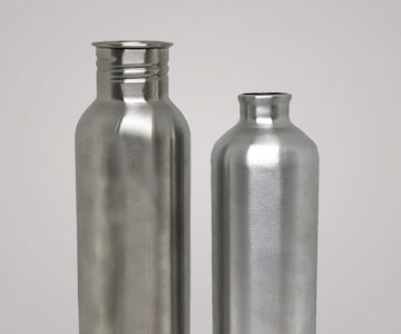 BRUSHED ALUMINIUM BOTTLES